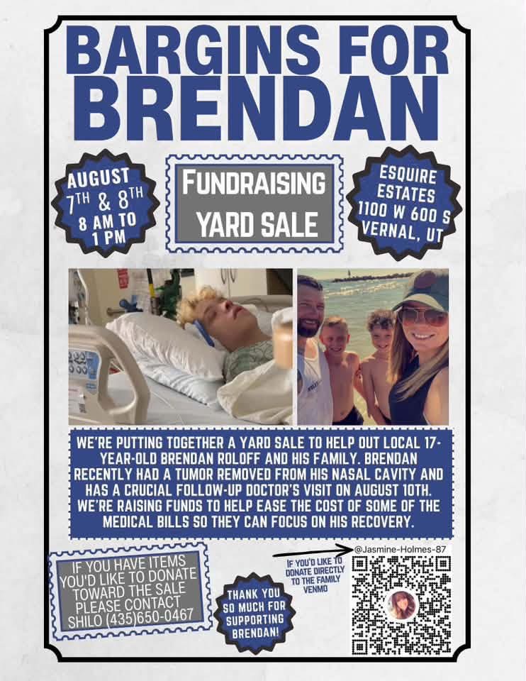 Yard Sale: Bargins for Brendan in Vernal, UT