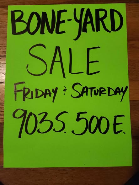 Bone-Yard Sale — photo 1