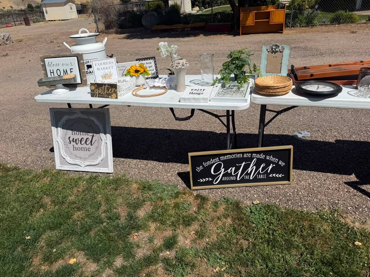 Yard Sale: Yard Sale — Home Decor, Seasonal & More in Jensen, UT