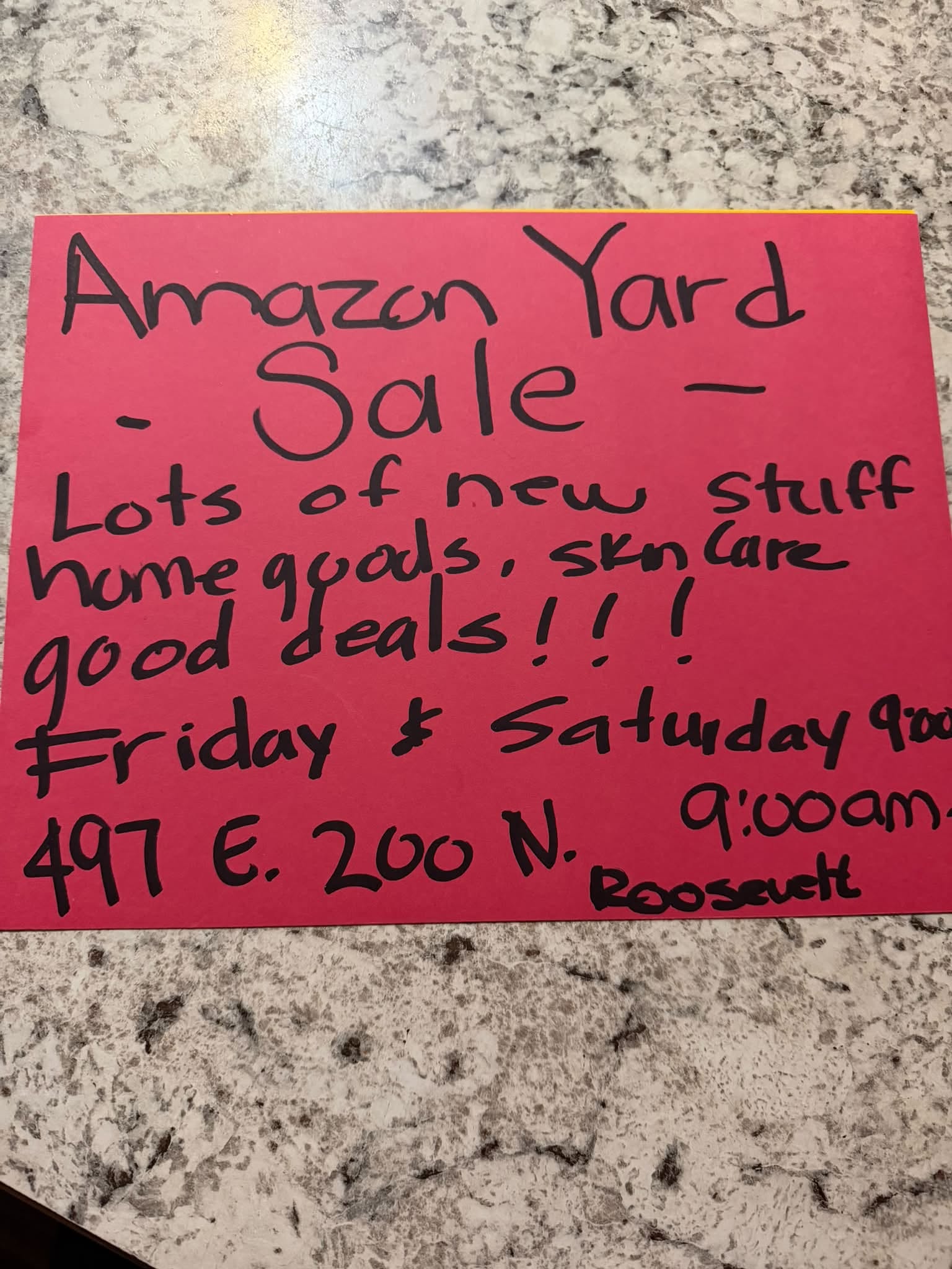 Amazon Yard Sale — photo 1