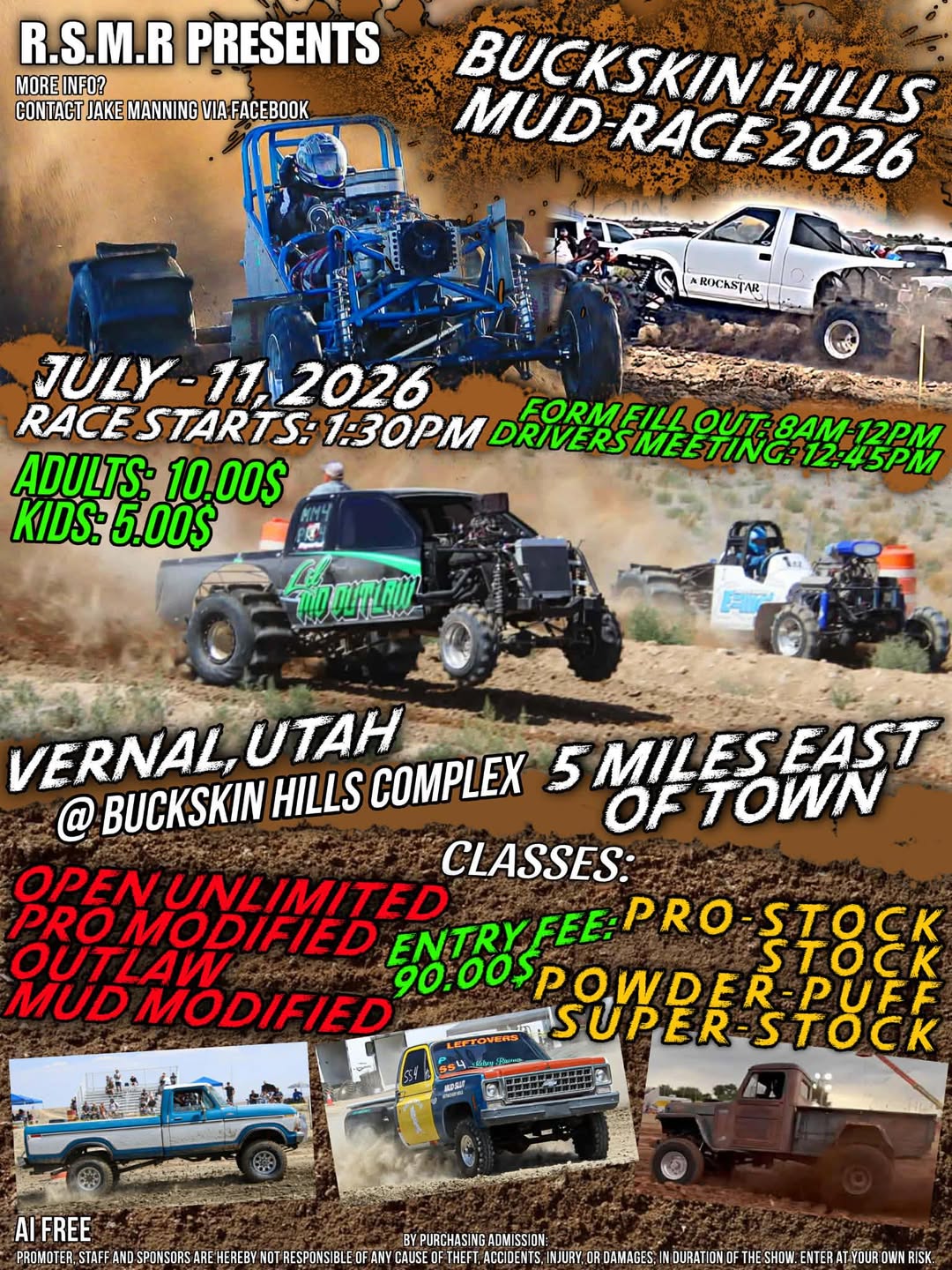 Event: Buckskin Hills Mud-Race 2026 in Vernal, UT