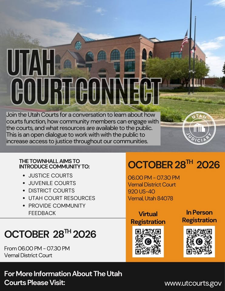 Event: Utah Courts Townhall — Vernal in Vernal, UT