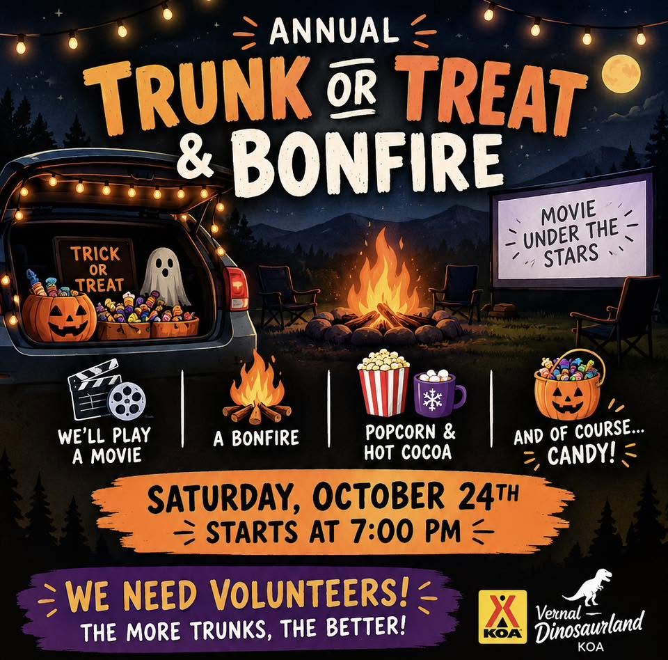 Event: KOA Trunk or Treat & Bonfire in Vernal, UT