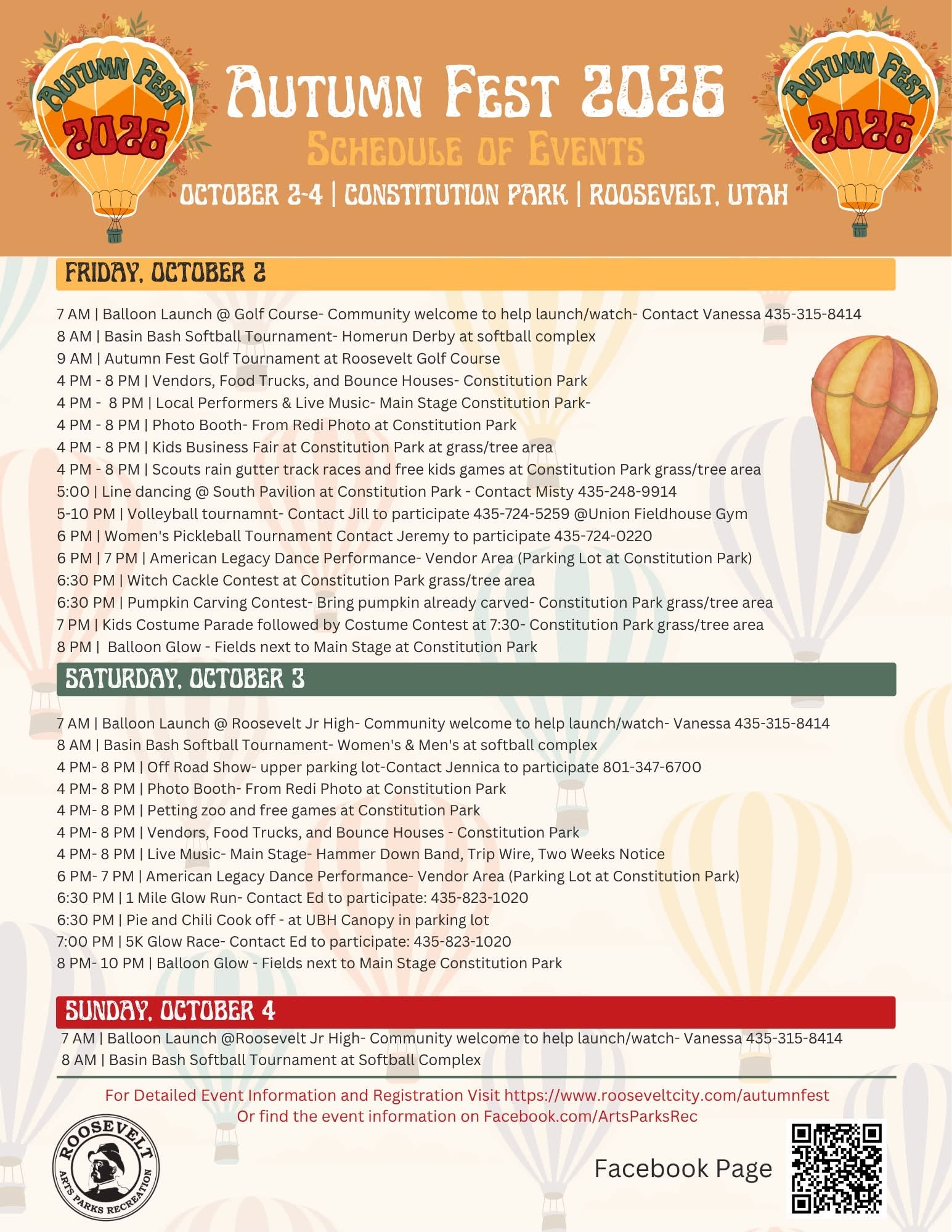 Event: Autumn Fest 2026 — Constitution Park Roosevelt in Roosevelt, UT